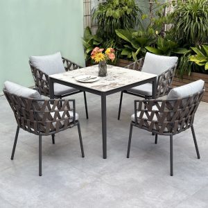 Rope garden Dining Set